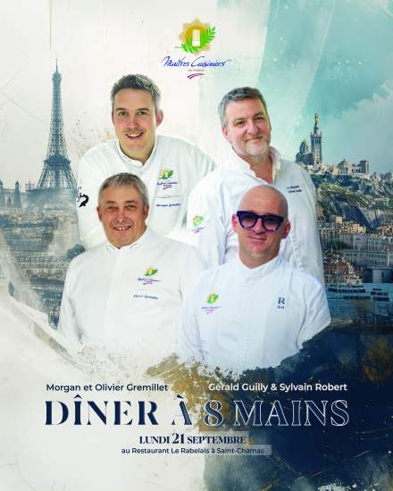 Le Classico dans l'assiette, dîner à 8 mains au Restaurant Le Rabelais le 21 septembre 2026